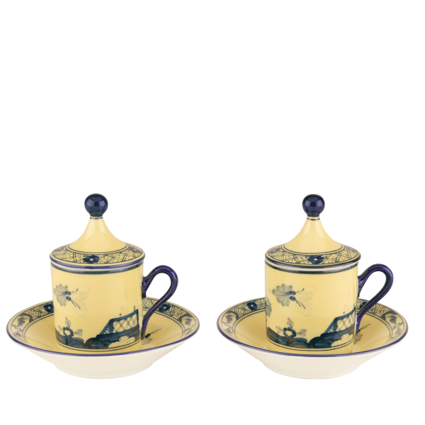 Набор из 2-х кофейных пар ORIENTE ITALIANO CITRINO от Ginori 1735, 004RG00 FX917601G00123900