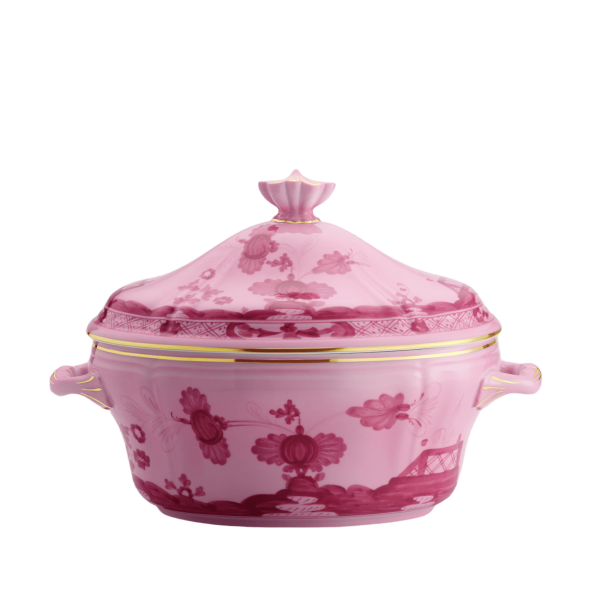Овальная супница с крышкой 3850 мл., ORIENTE ITALIANO PORPORA от Ginori 1735, 003RG00 FZP030010385G00124200