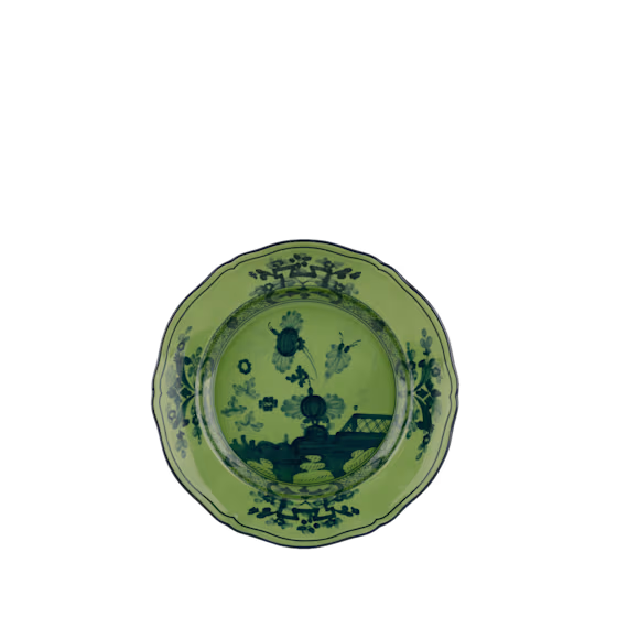 Тарелка десертная 21 см., тарелка  ORIENTE ITALIANO MALACHITE от Ginori 1735, 003RG00 FPT110010210G00123600