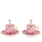 Набор из 2-х кофейных пар ORIENTE ITALIANO PORPORA от Ginori 1735, 004RG00 FX917601G00124200