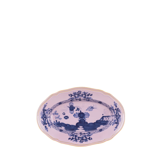 Блюдо овальное малое 15 х 22 см., ORIENTE ITALIANO AZALEA от Ginori 1735, 003RG00 FRV000010220G00124500