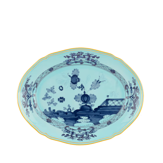Блюдо овальное ORIENTE ITALIANO IRIS от Ginori 1735, 003RG00 FVS130010340G00124300