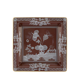 Квадратное блюдо 24.5 см., ORIENTE ITALIANO CASTAGNA от Ginori 1735, 017RG02 FG6836LX0245G00135800