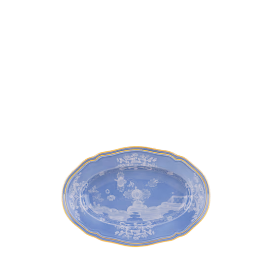 Блюдо овальное малое 15 х 22 см., ORIENTE ITALIANO PERVINCA от Ginori 1735, 003RG00 FRV000010220G00124400