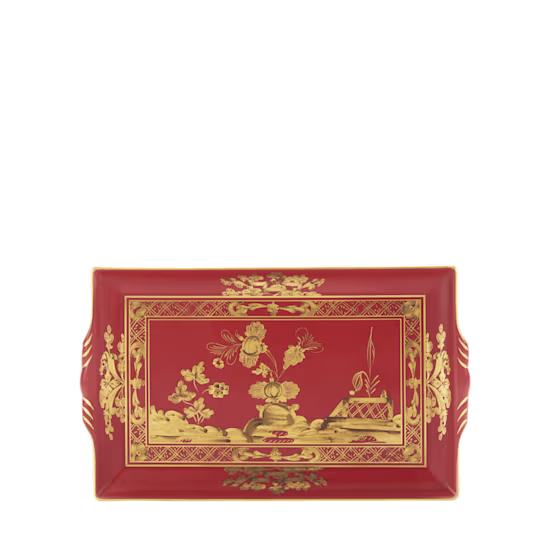 Блюдо прямоугольное 15 х 23 см.,  ORIENTE ITALIANO RUBRUM, Ginori, 017RG02 FG5282LX0235G00132900