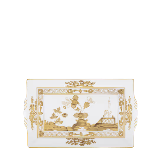 Блюдо прямоугольное 15 х 23 см.,  ORIENTE ITALIANO AURUM, Ginori, 017RG02 FG5282LX0235G00133000