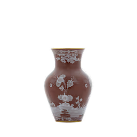 Ваза H25 см., ORIENTE ITALIANO CASTAGNA от Ginori 1735, 016RG02 FG6132LX0250G00135800