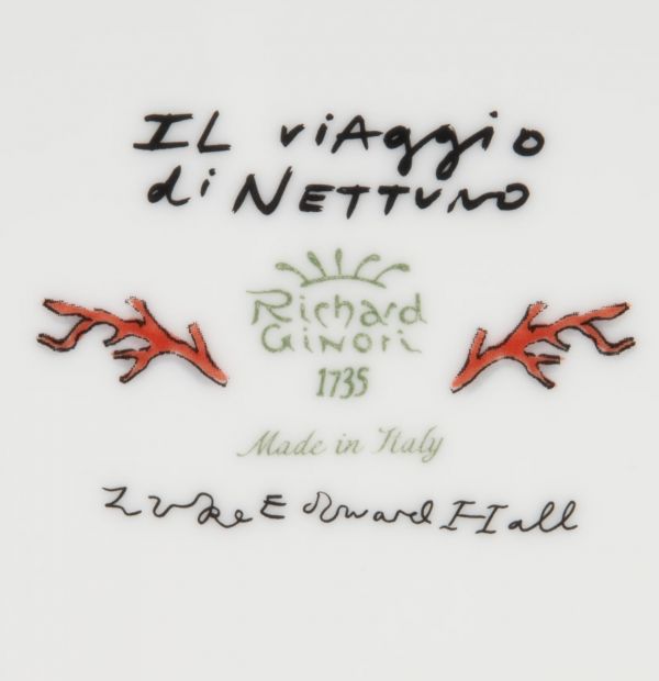 Ваза с крышкой В20х10 см.,IL VIAGGIO DI NETTUNO MOSS GREEN, Ginori