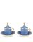 Набор из 2-х кофейных пар ORIENTE ITALIANO PERVINCA от Ginori 1735, 004RG00 FX917601G00124400